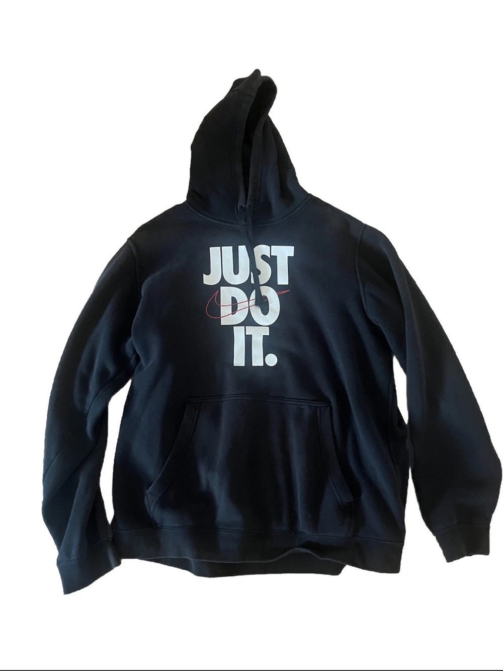 Nike Men’s Black Graphic Hoodie Just Do It Size XL